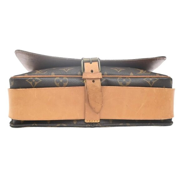 LOUIS VUITTON Cartouchiere GM Shoulder Bag Monogram Leather Brown - Picture 4 of 16